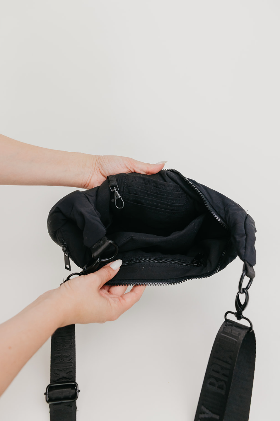 Brixley Bags - Onyx Crescent Bag
