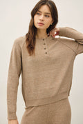 ALPINE COZY HENLEYED SWEATER