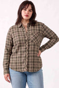 Be Cool - [PLUS] WANDER PLAID BUTTON DOWN SHIRT