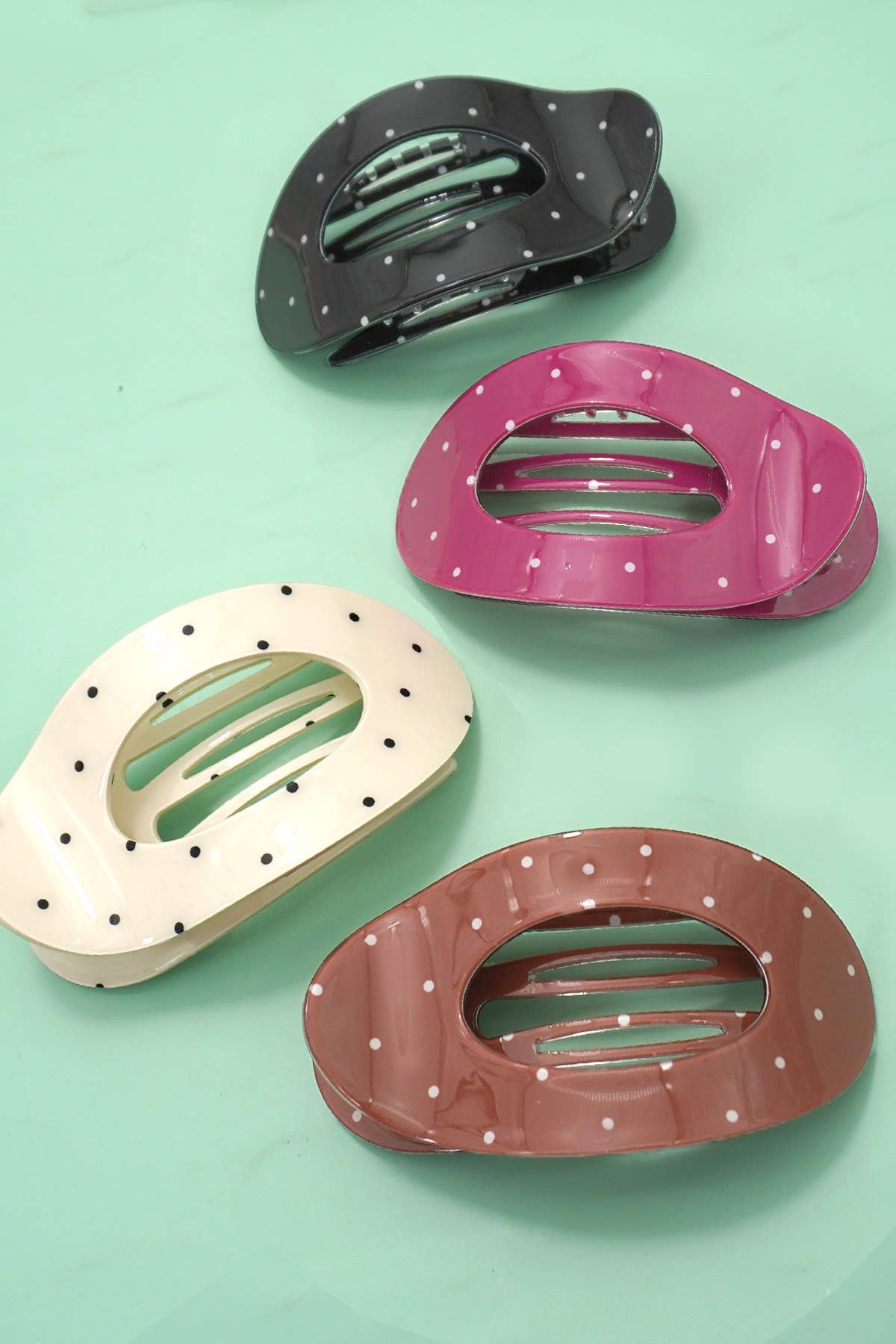 Oval Hair Claw Clips  | 40H1050