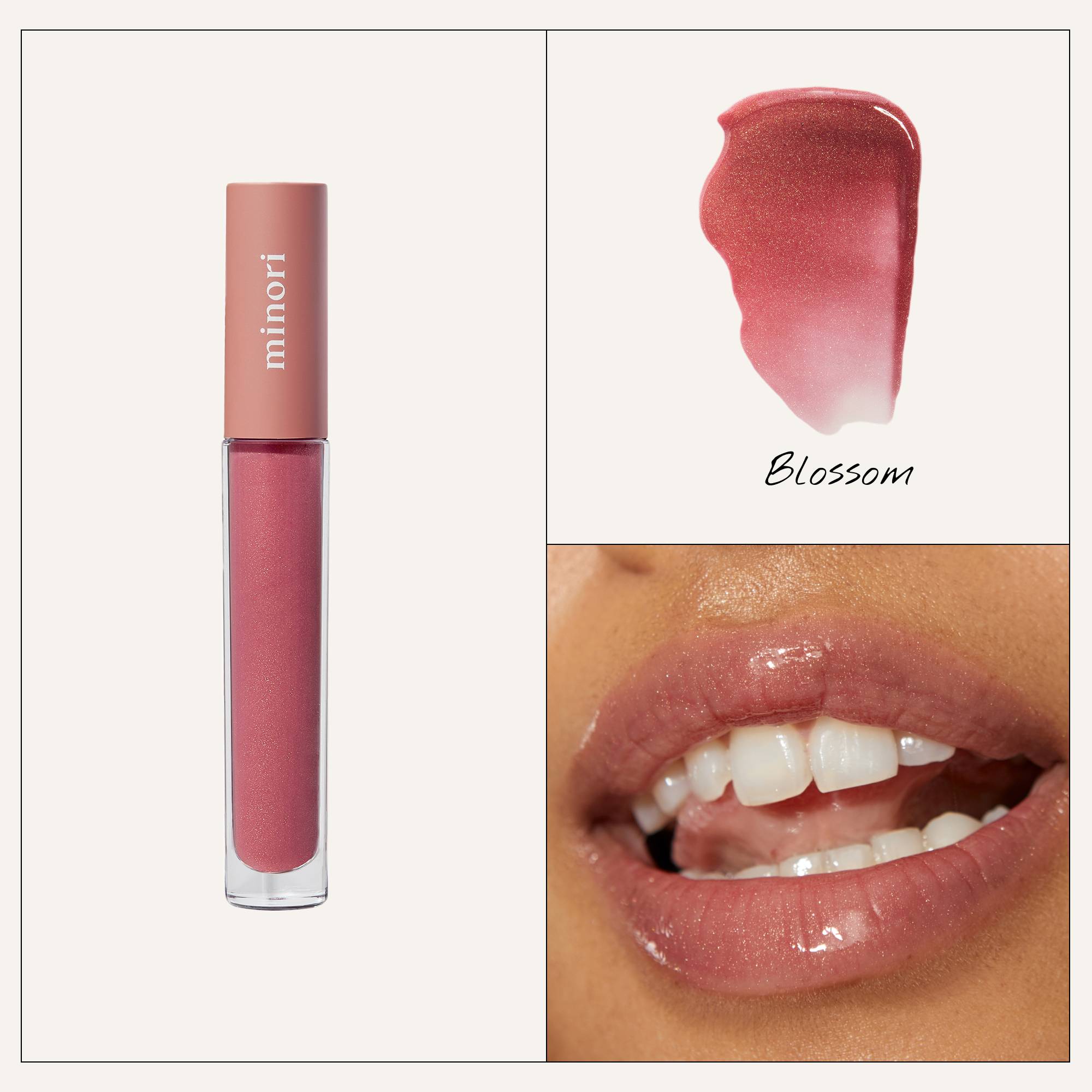 Minori - Lip Gloss — Blossom (Pink)