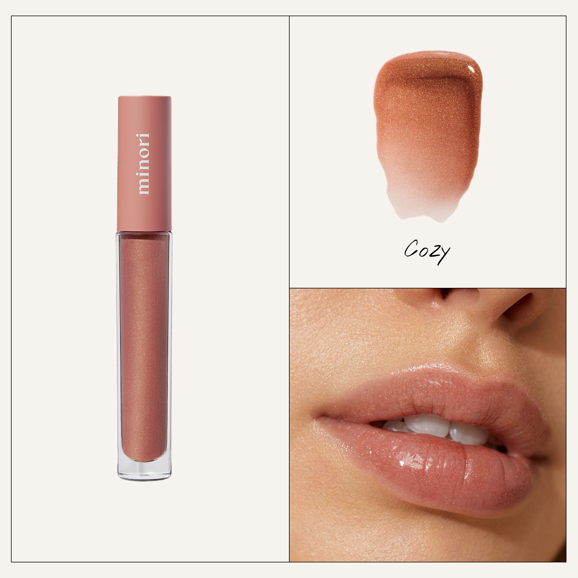 Minori - Lip Gloss — Cozy (Nude)