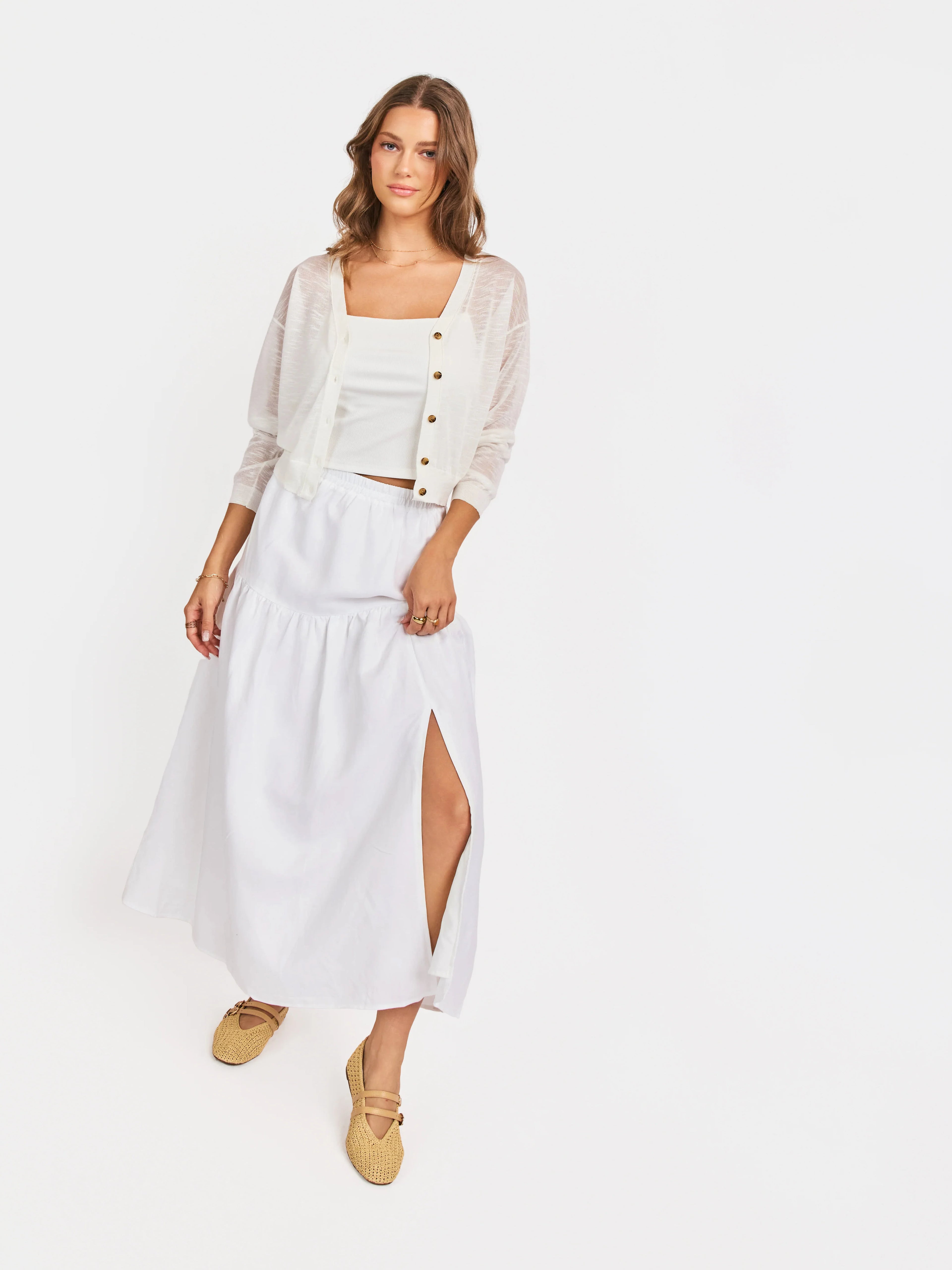 Evie Button Front Cardigan