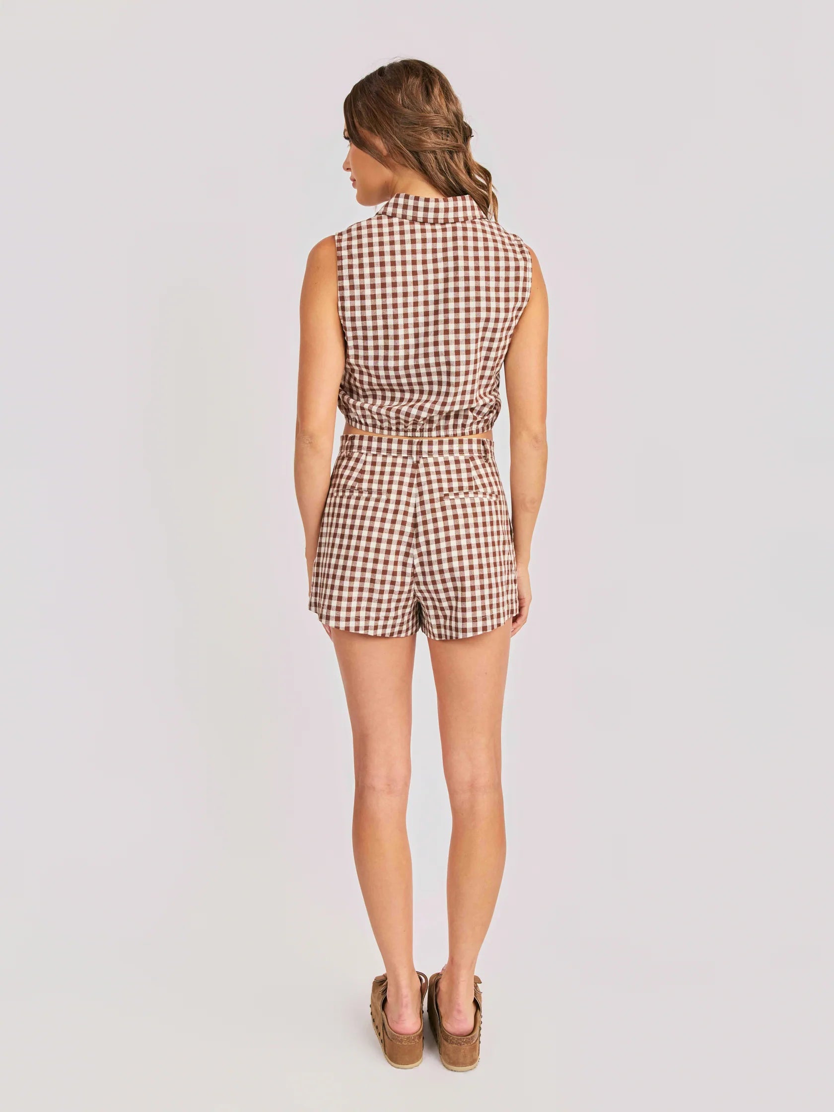Mustang Gingham Shorts