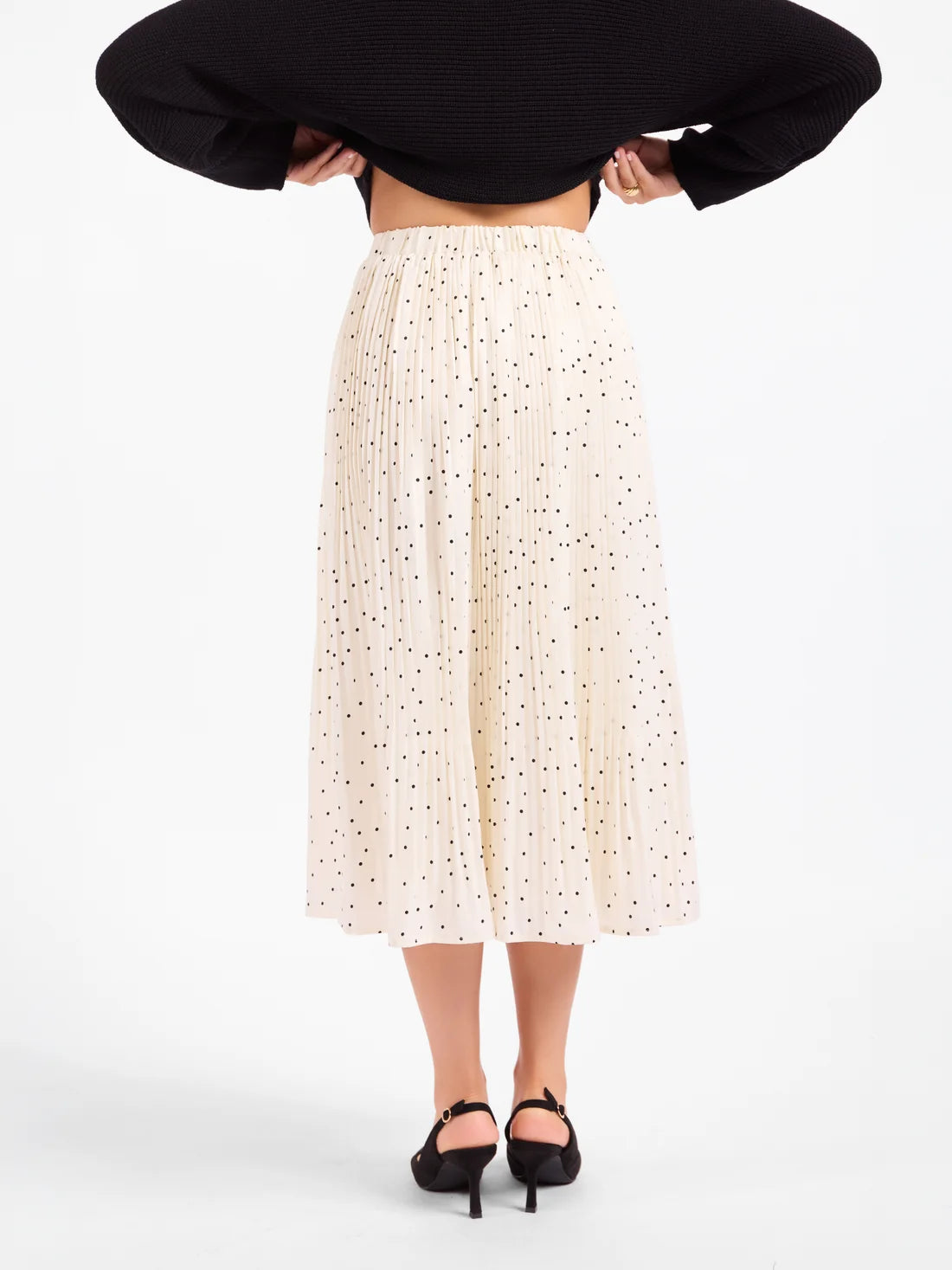 Letters Home Pleated Maxi Skirt