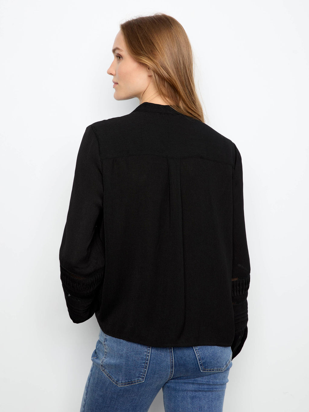 Textured Crepe Blouse