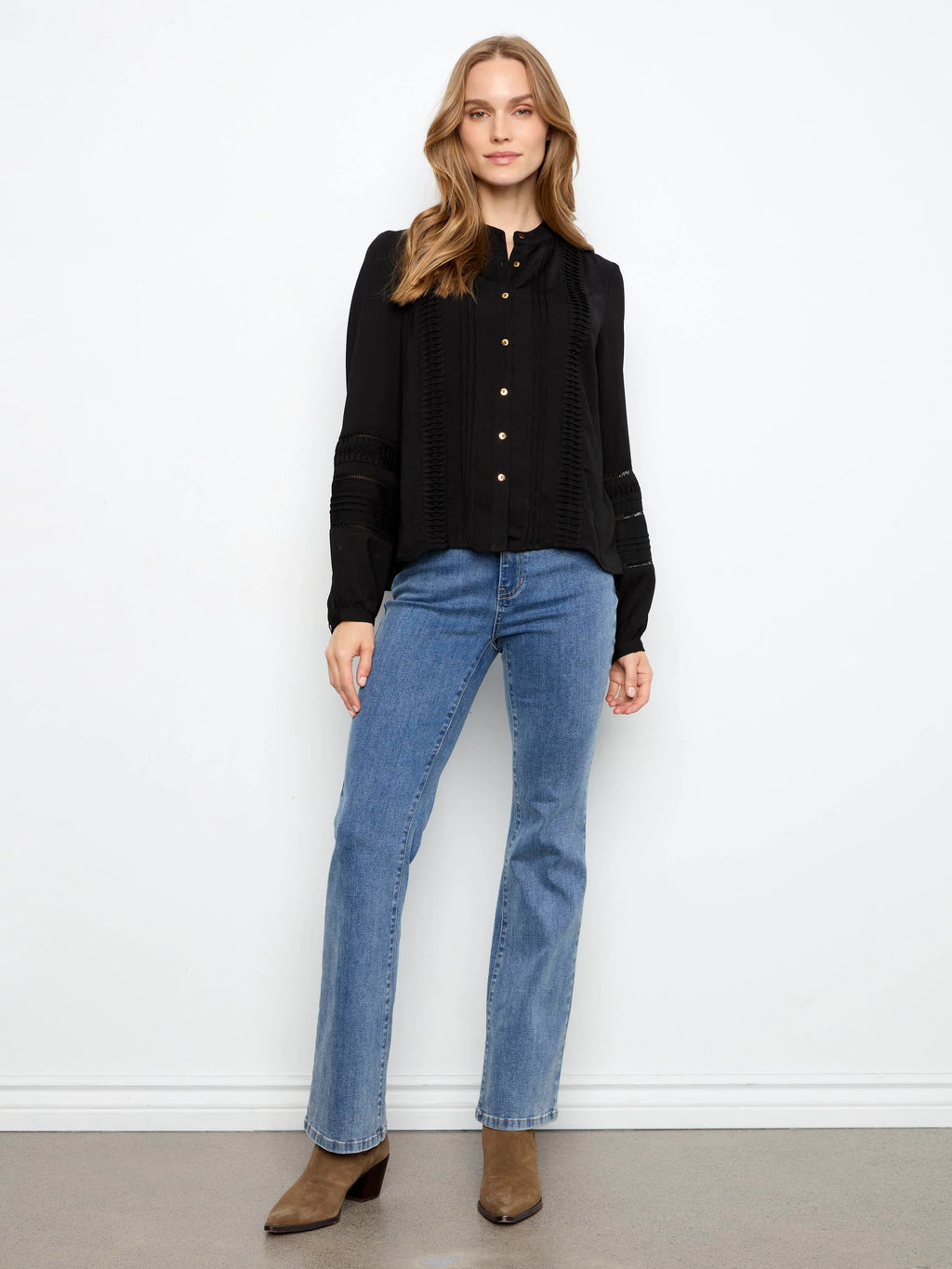 Textured Crepe Blouse