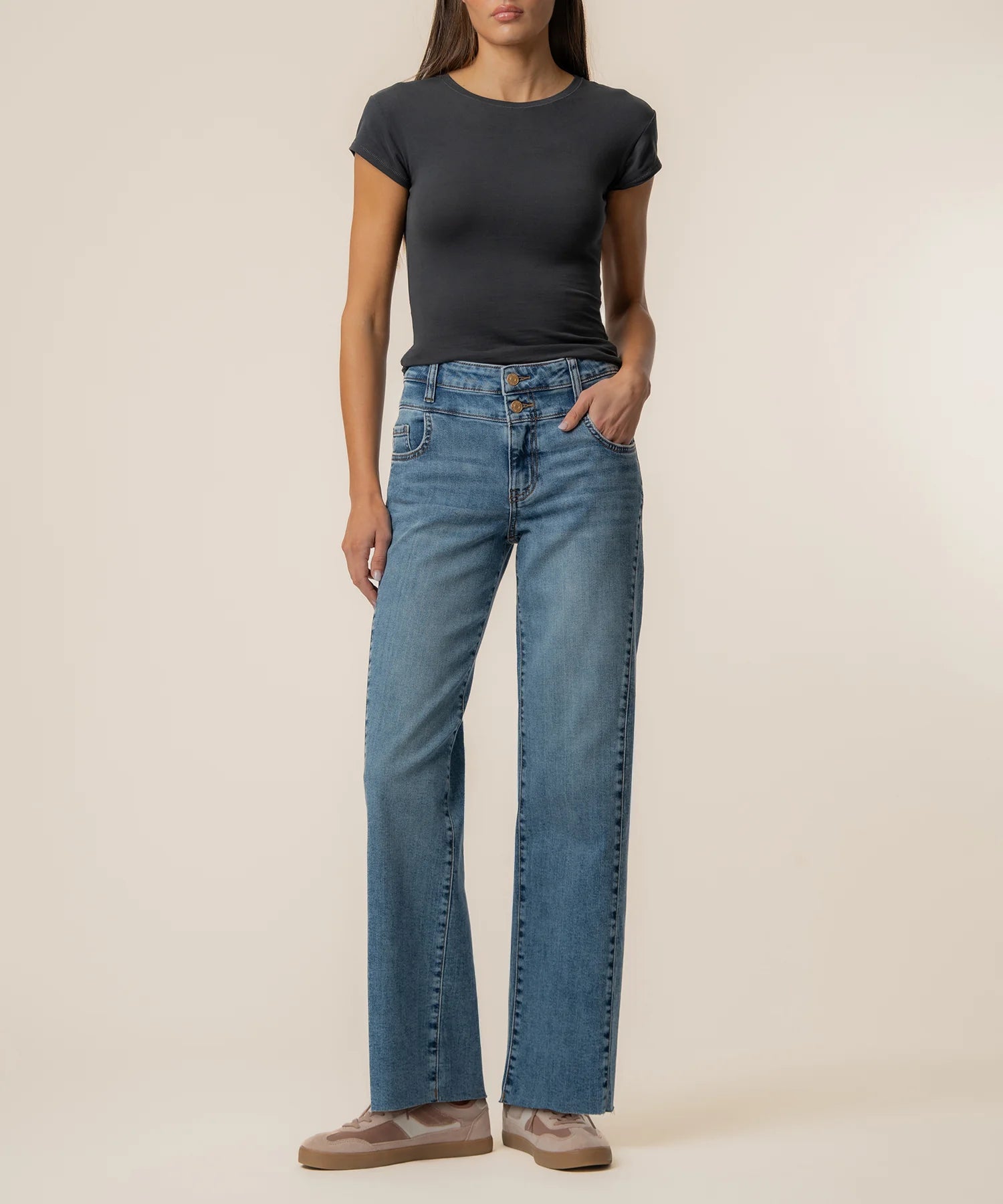 KUT Charlotte HR Wide Leg