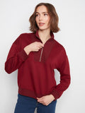 Charlie B Merlot Sweatshirt