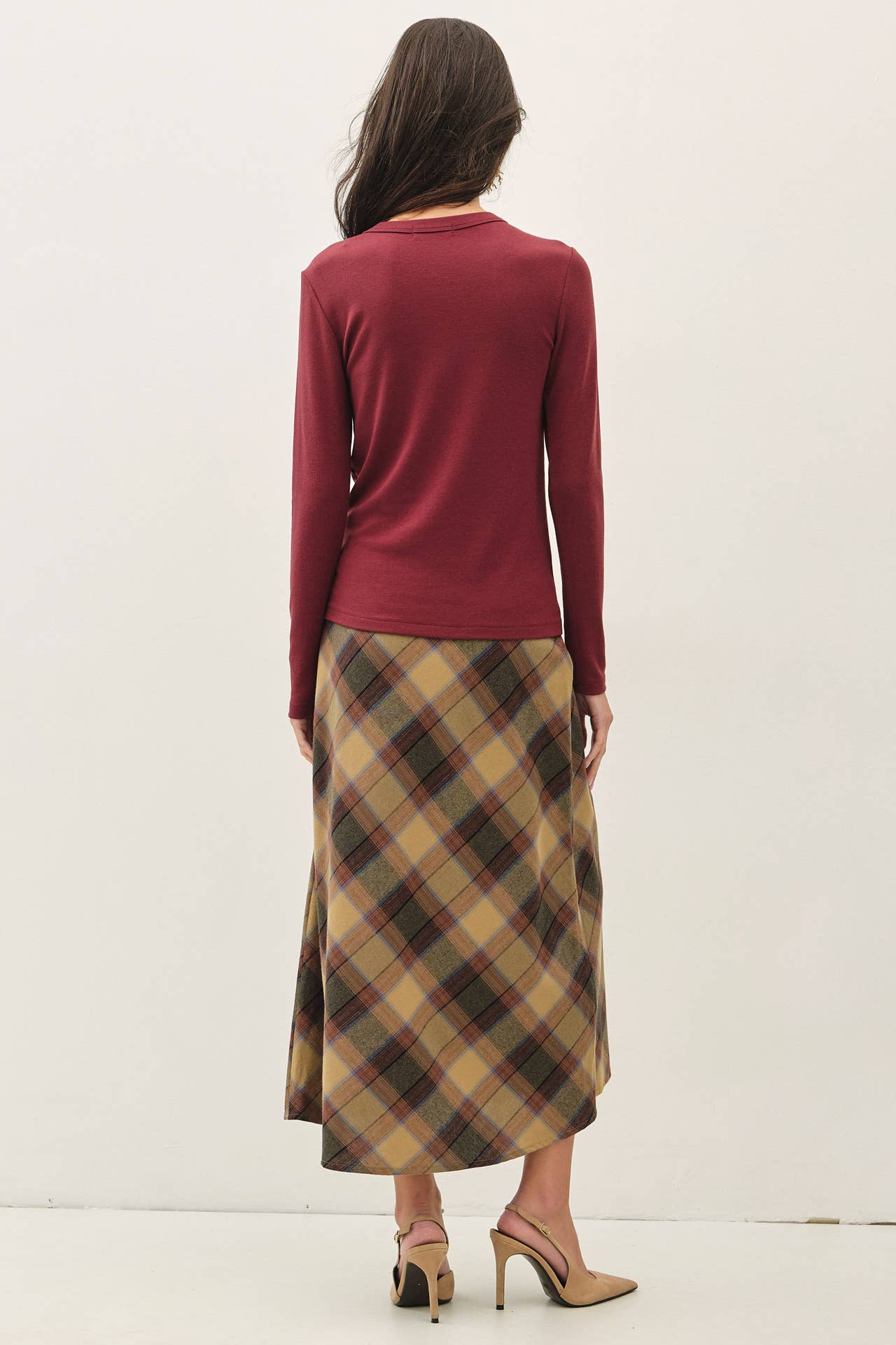 Be Cool - NEW COLOR-ROUND NECK LONG SLEEVE KNIT TOP