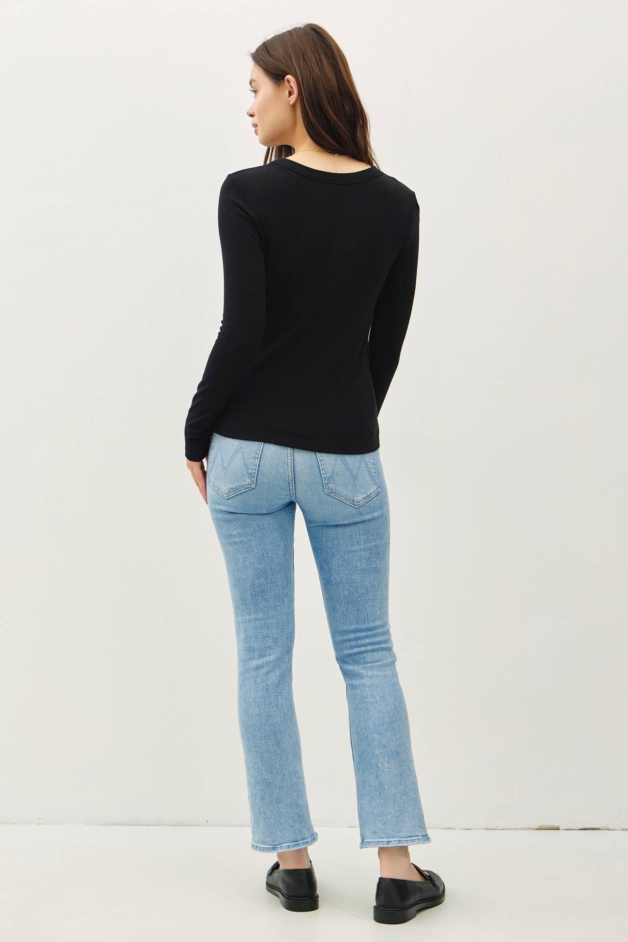 Be Cool - NEW COLOR-ROUND NECK LONG SLEEVE KNIT TOP