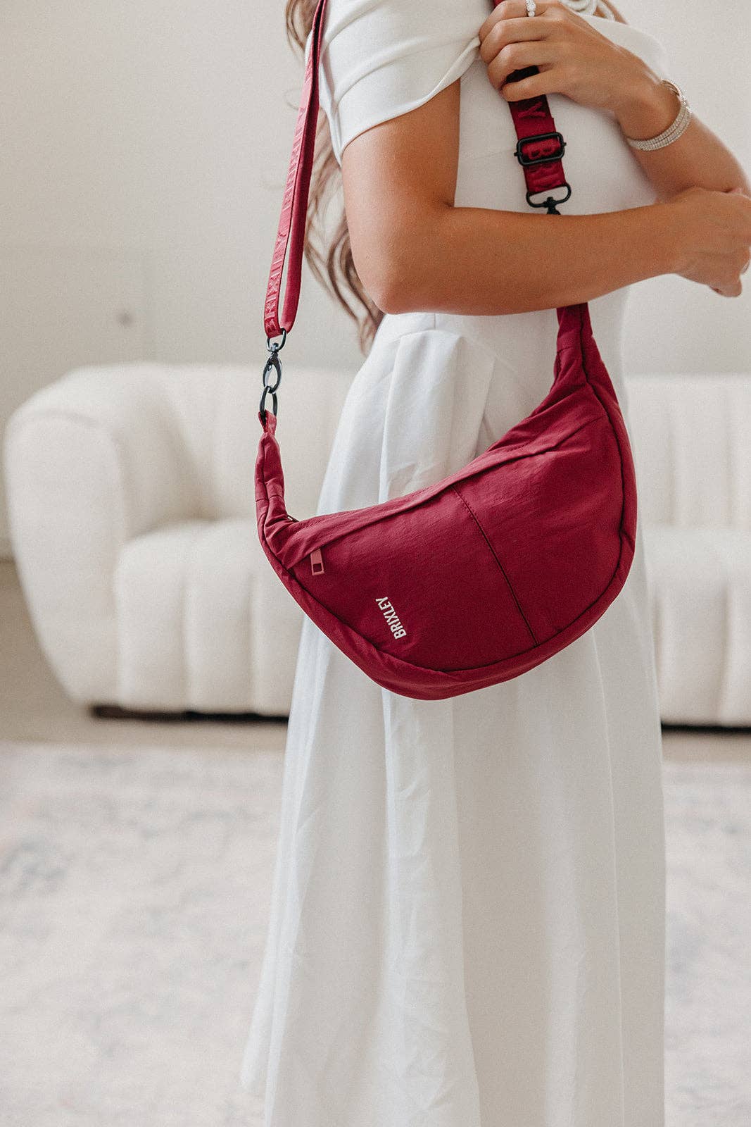 Brixley Bags - Cranberry Crescent
