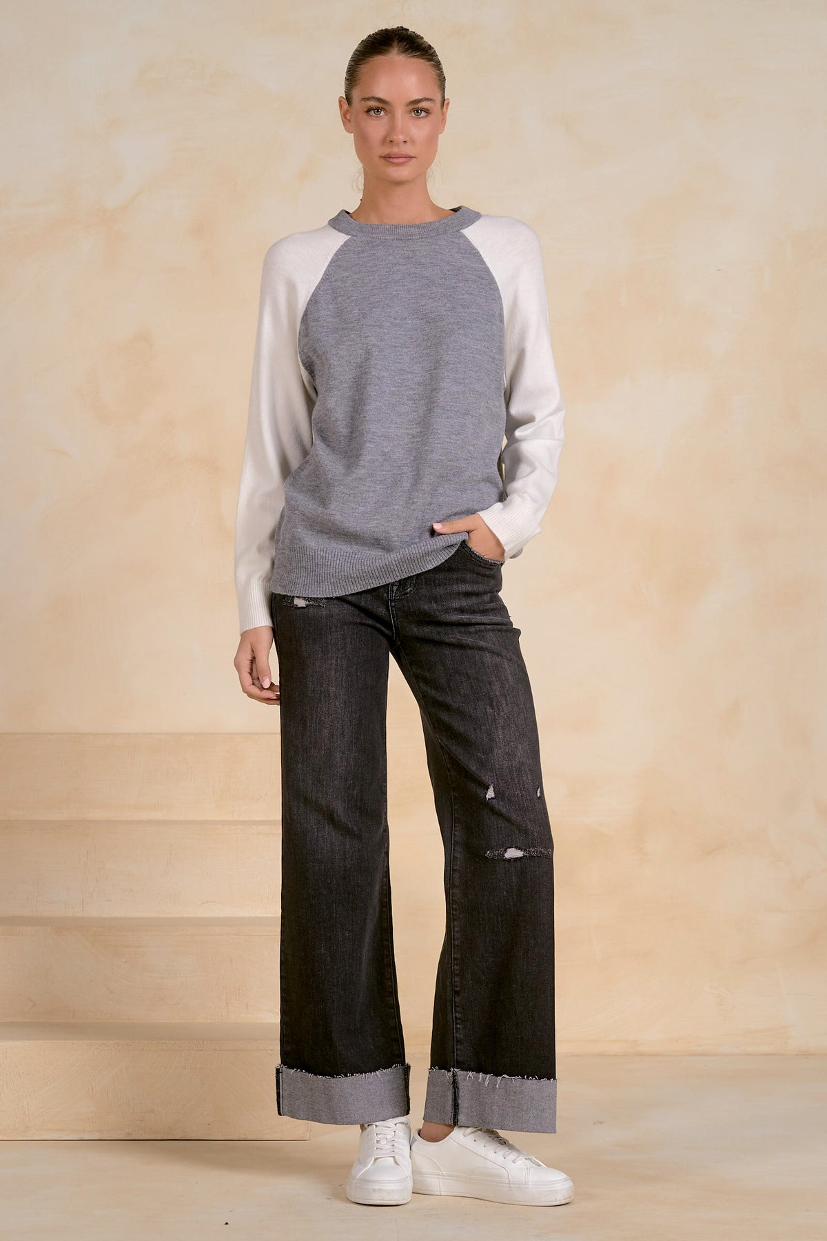 Colorblock Sweater