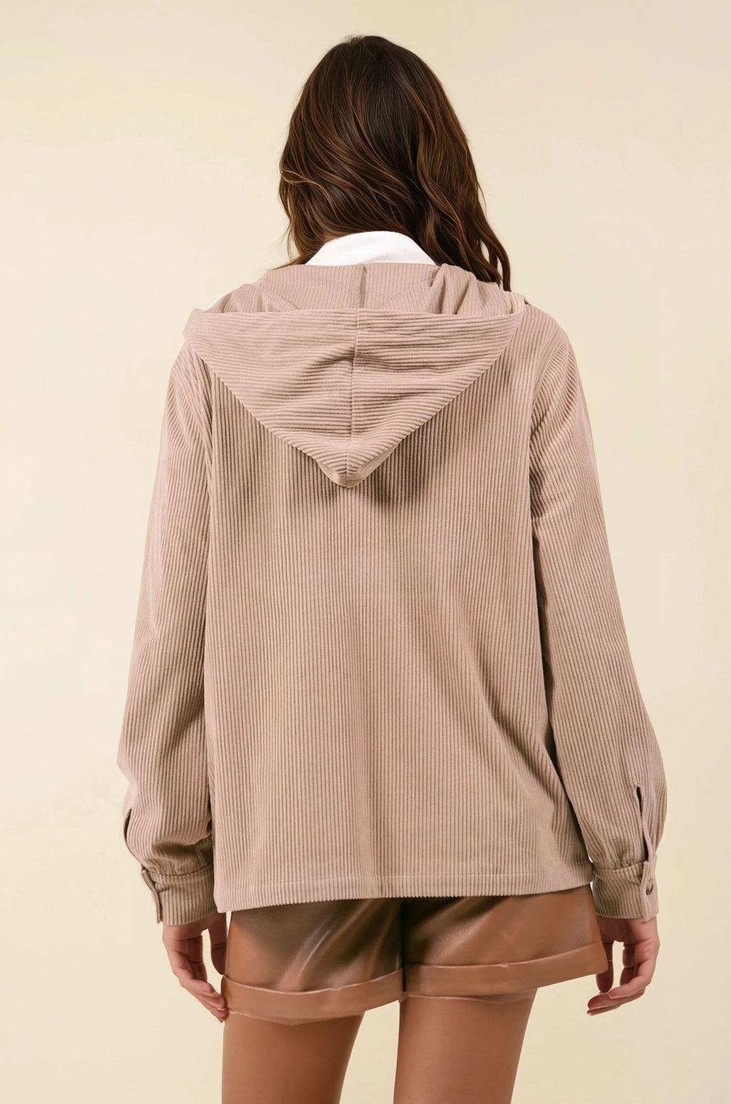 Hooded Anorak Half Zip