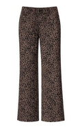 Another Love Bristol wide-leg pants in French Roast Leopard