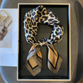 Leopard Print Silky Scarf | 40SC734