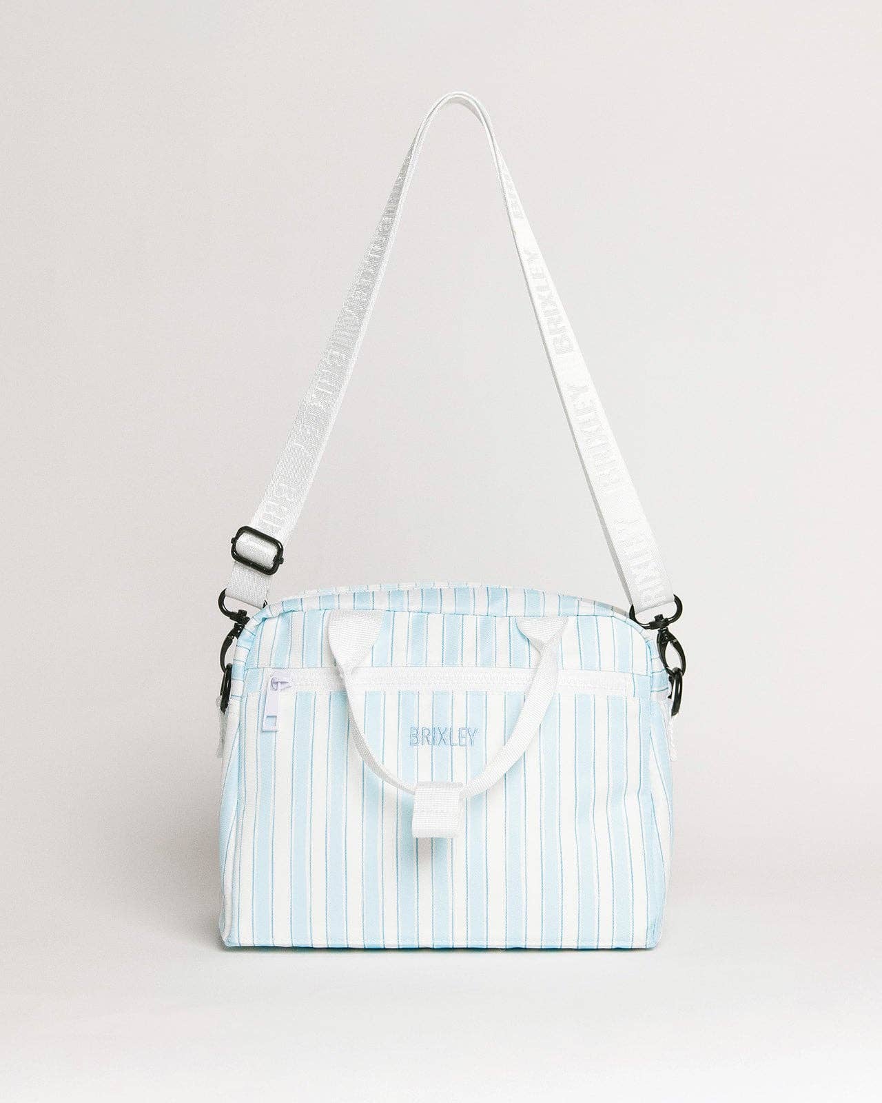 Brixley Bags - Blue Striped Lunch Box