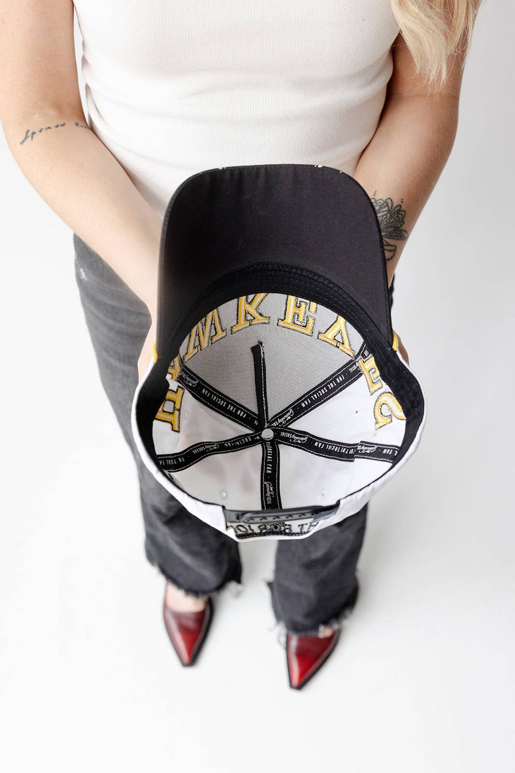 Gameday Social Apparel Co.® - Iowa Phipps Split Hat 5 Panel Canvas Baseball Hat