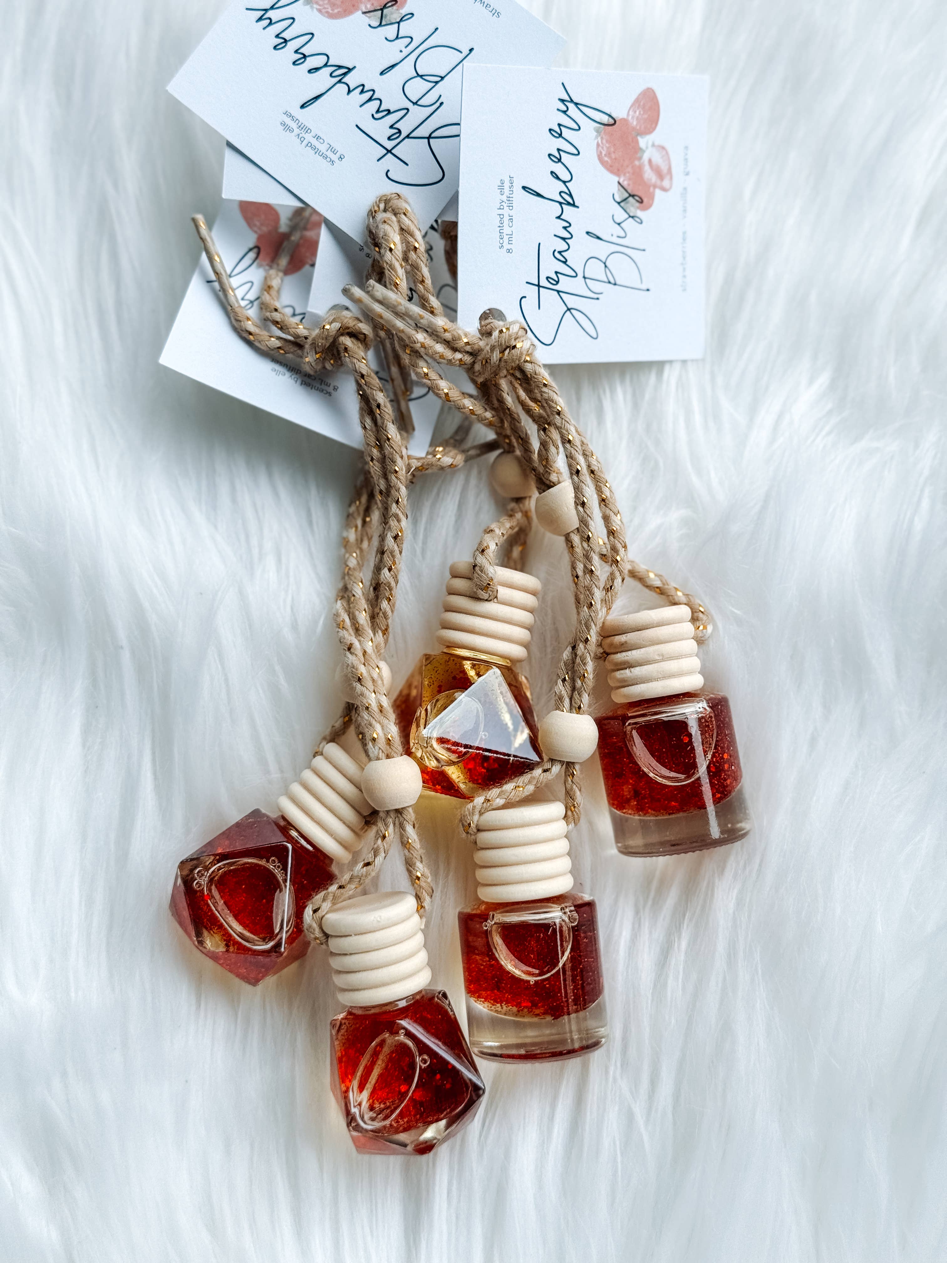 Scented By Elle - Strawberry Bliss Car Diffuser 