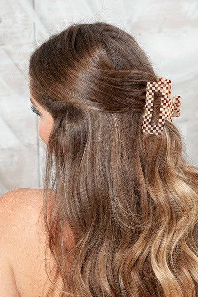 RECTANGLE HAIR CLAW CLIP