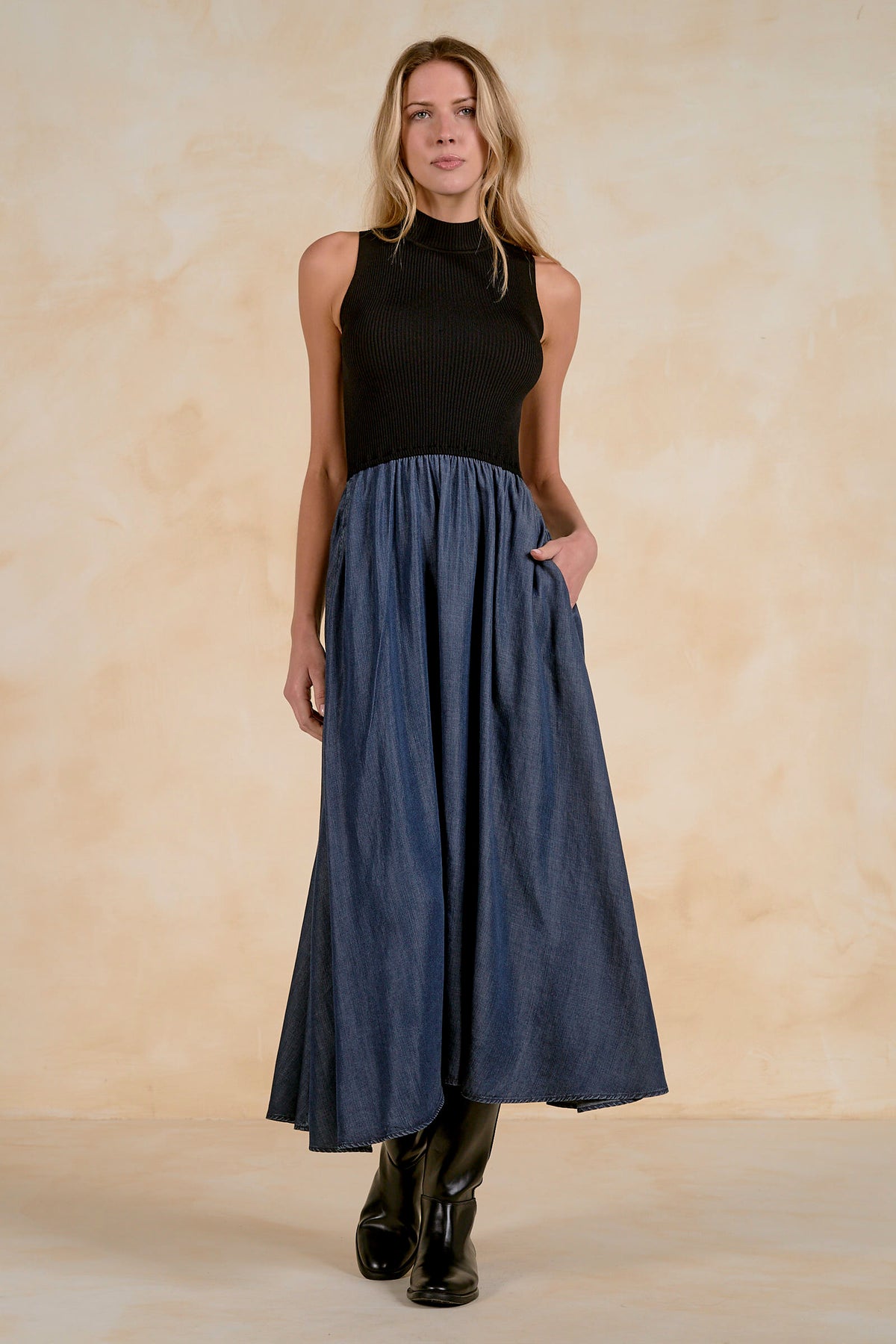 Tiered Combo Dress