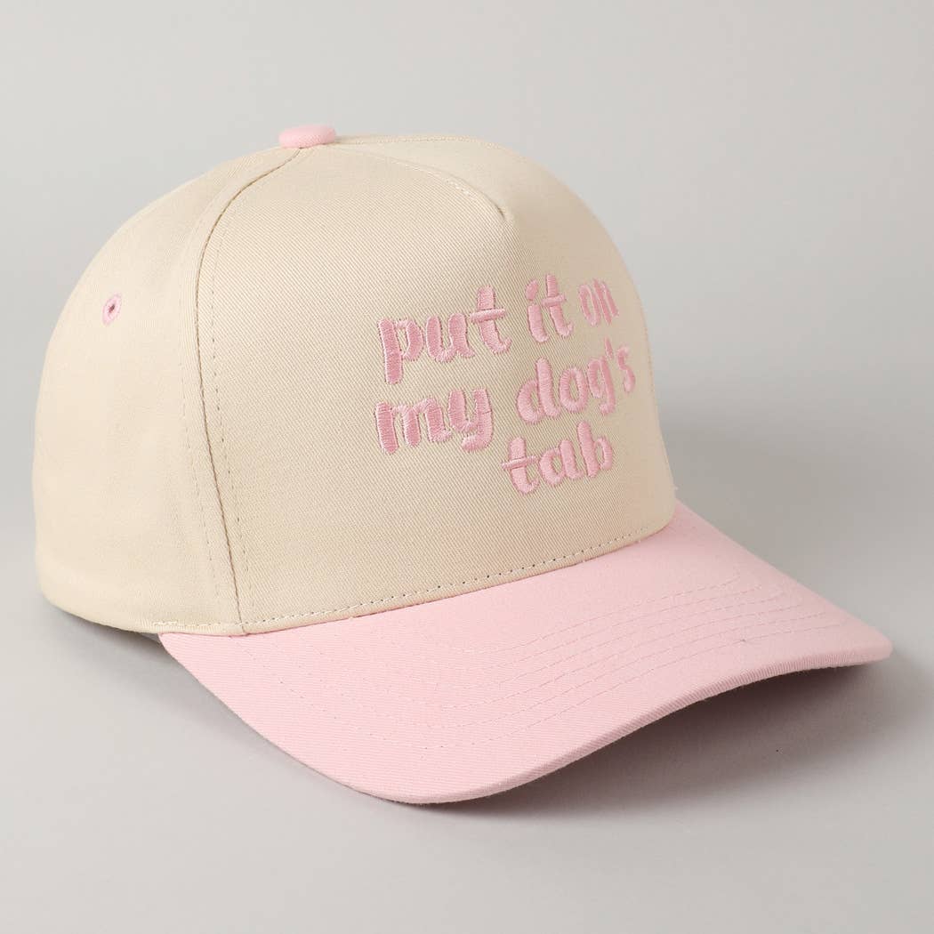 Fashion City - Put it on my dog's tab Two Tone Trucker Hat