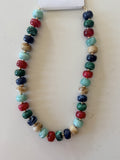 Navy  Beaded Necklace