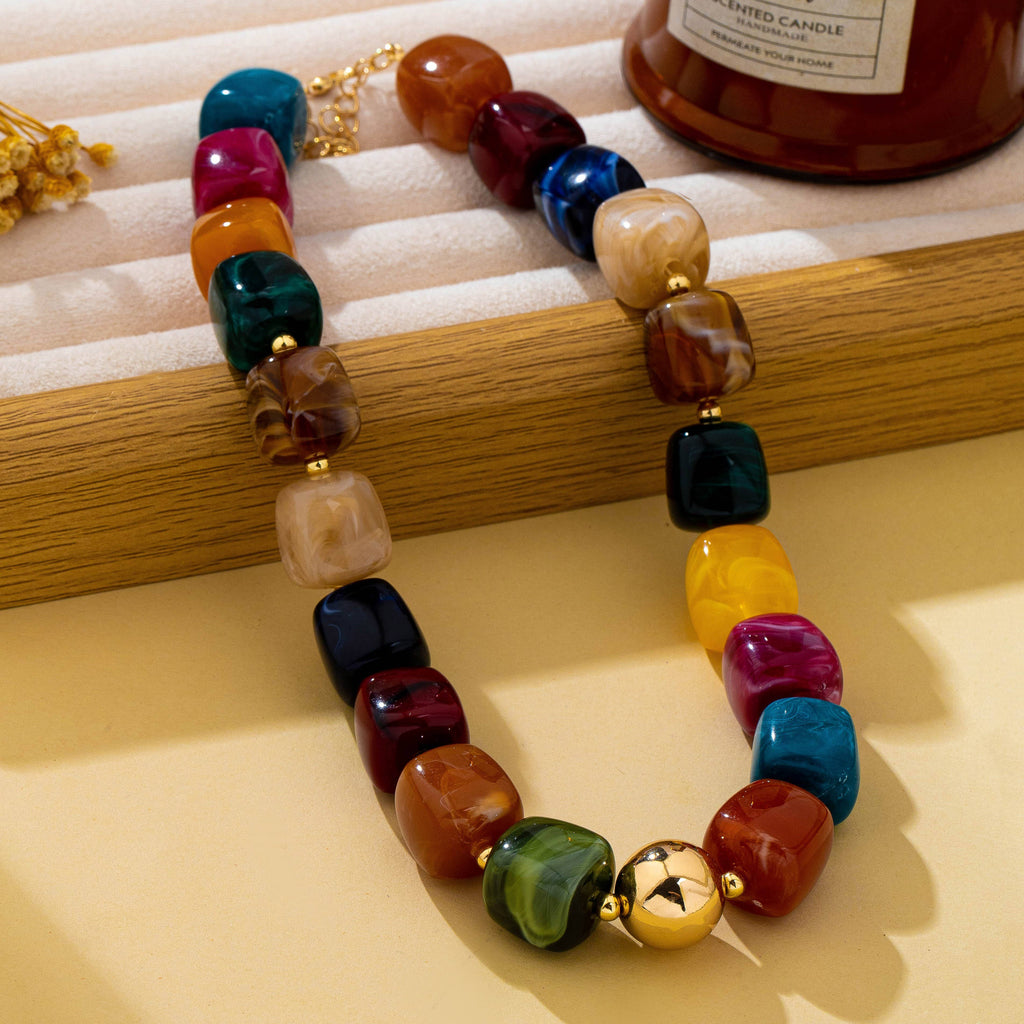 Resin Bead Necklace | 80N93701