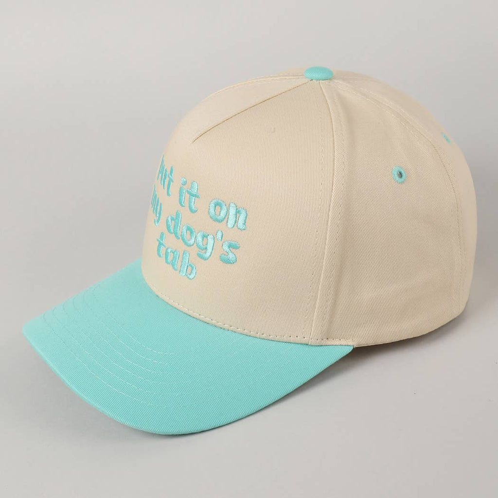 Fashion City - Put it on my dog's tab Two Tone Trucker Hat
