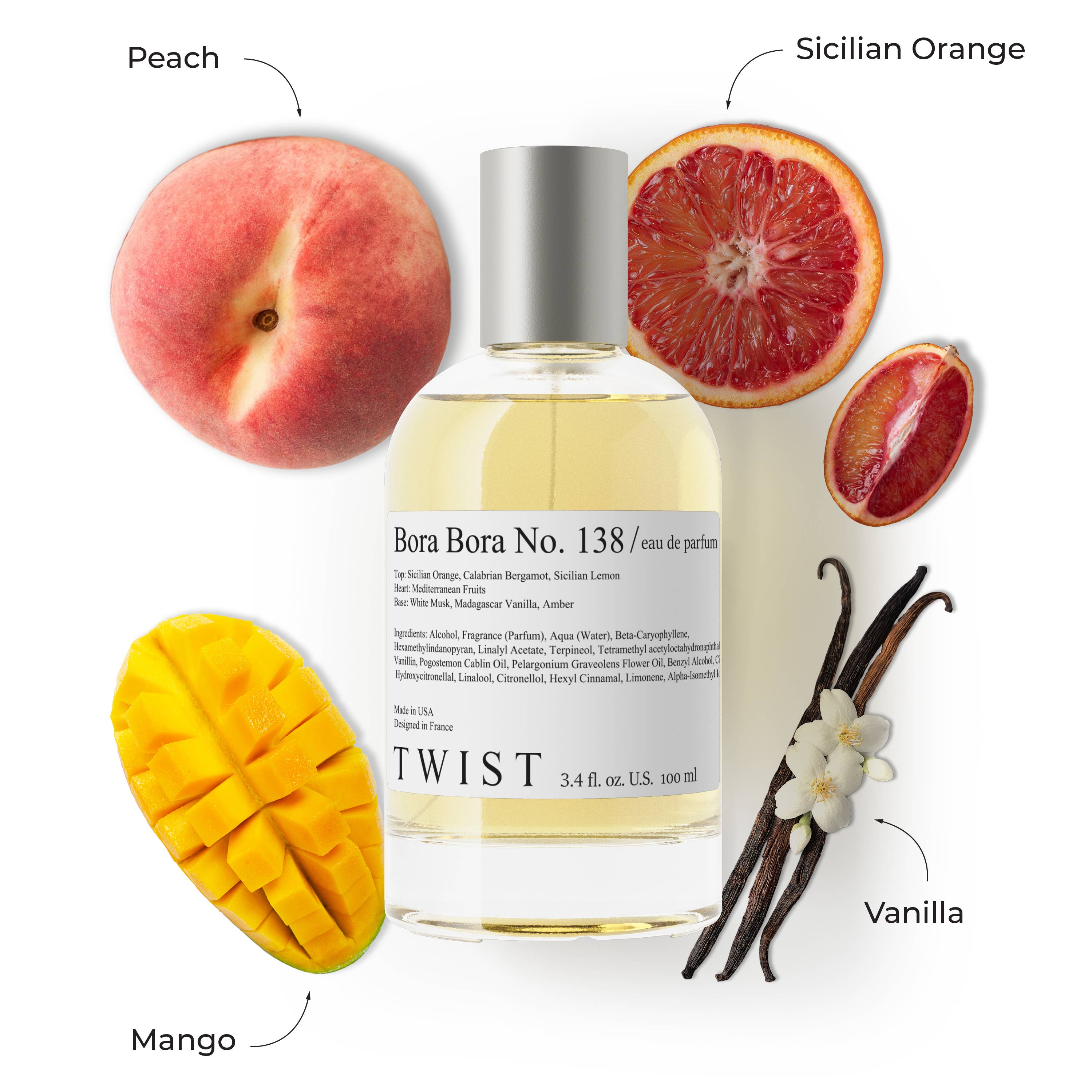 House of Twist - Bora Bora No. 138 inspired by Xerj. Erba Pura Unisex Perfume