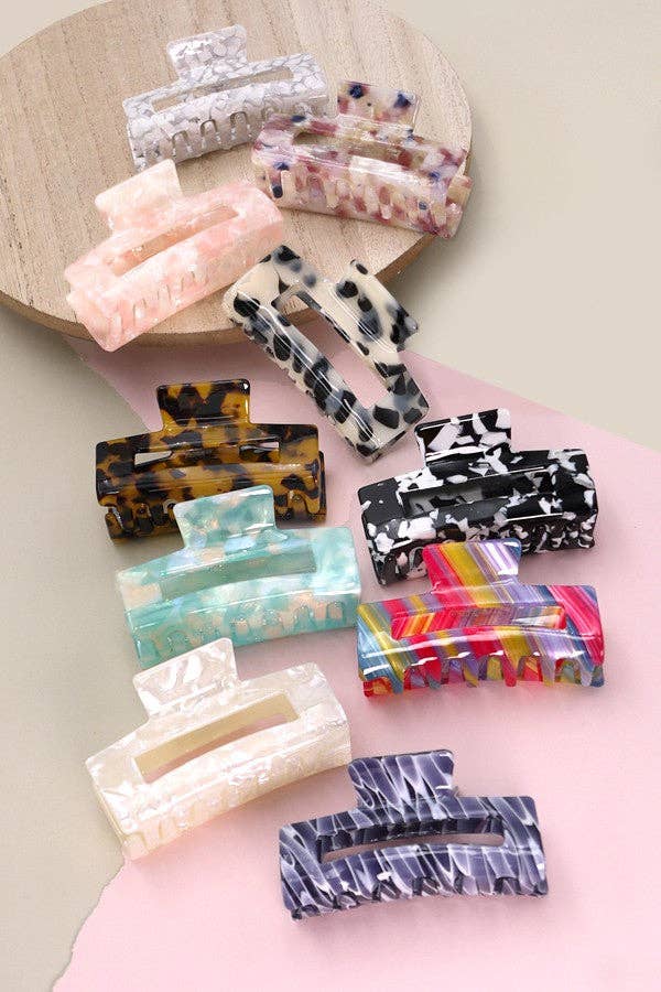RECTANGLE HAIR CLAW CLIP