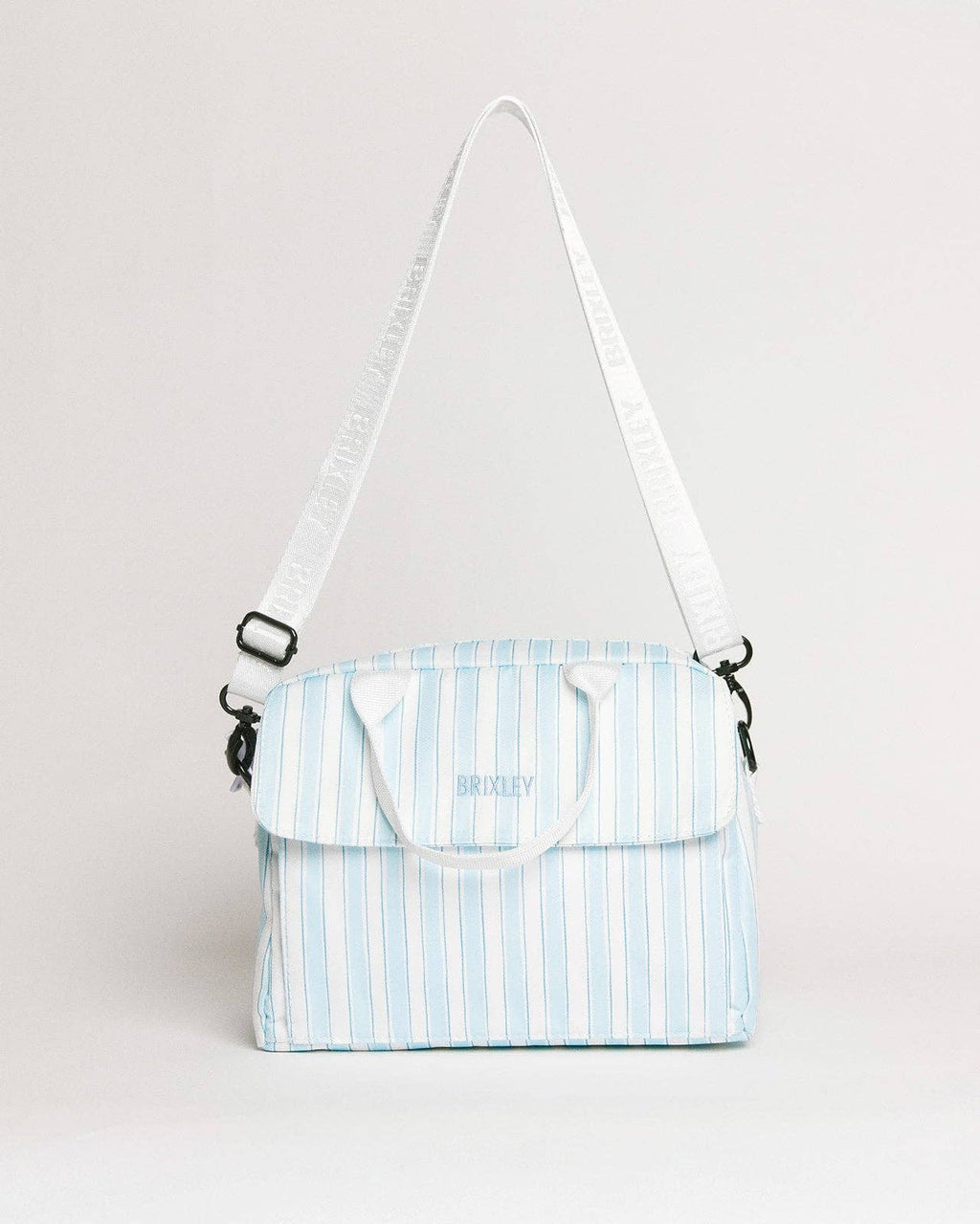 Brixley Bags - Blue Striped Lunch Box