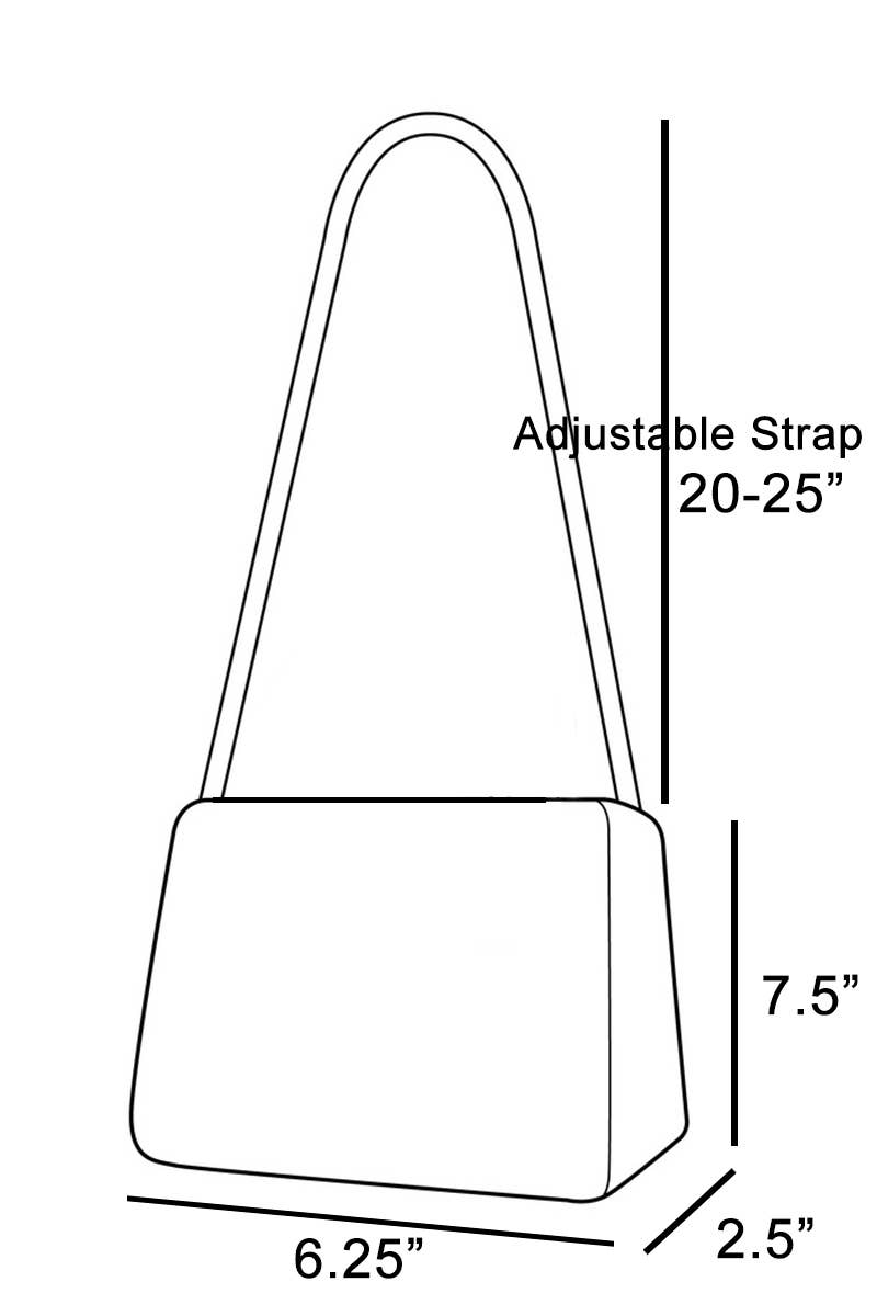 Leather Clear Crossbody Bag