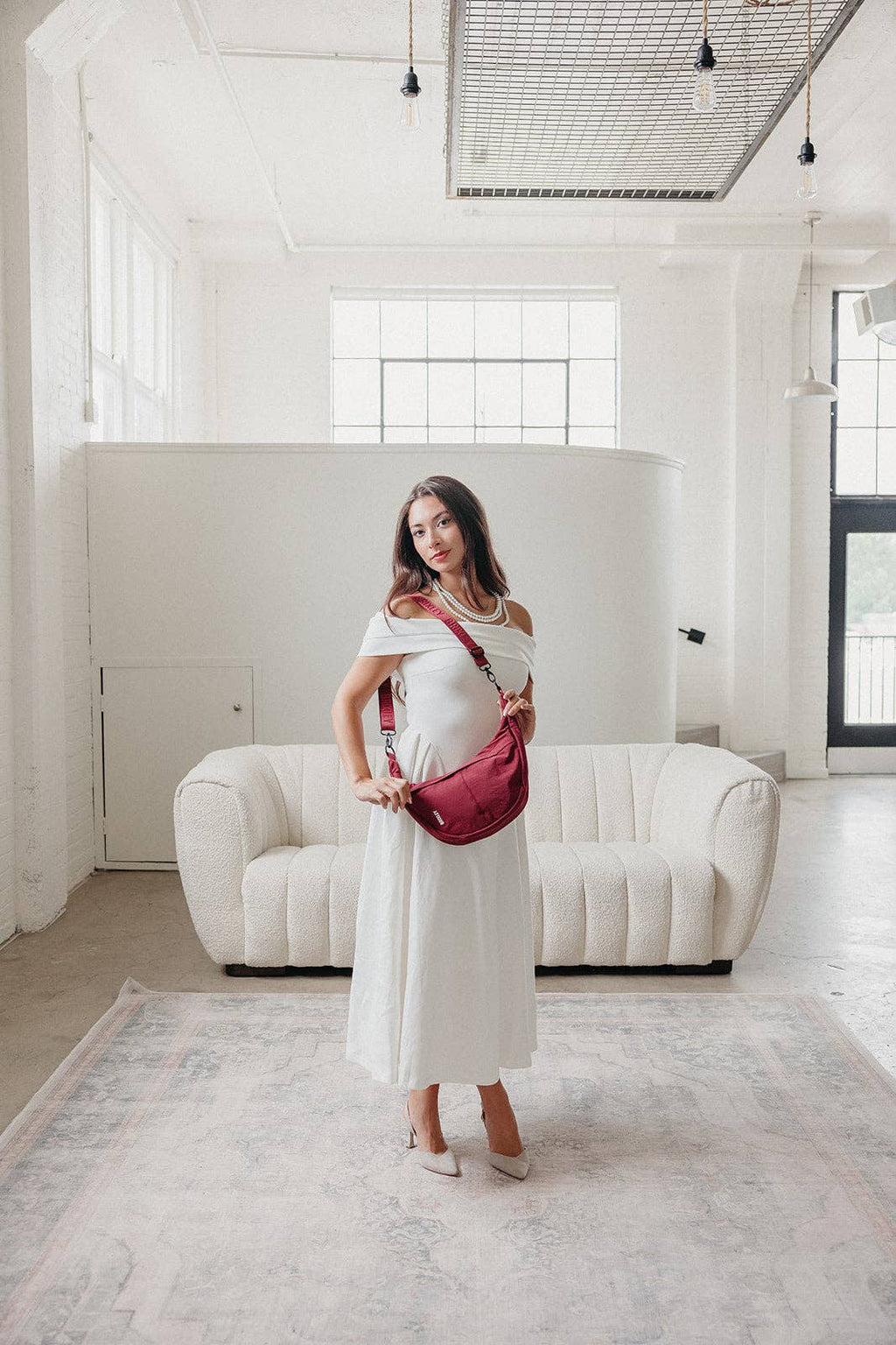 Brixley Bags - Cranberry Crescent