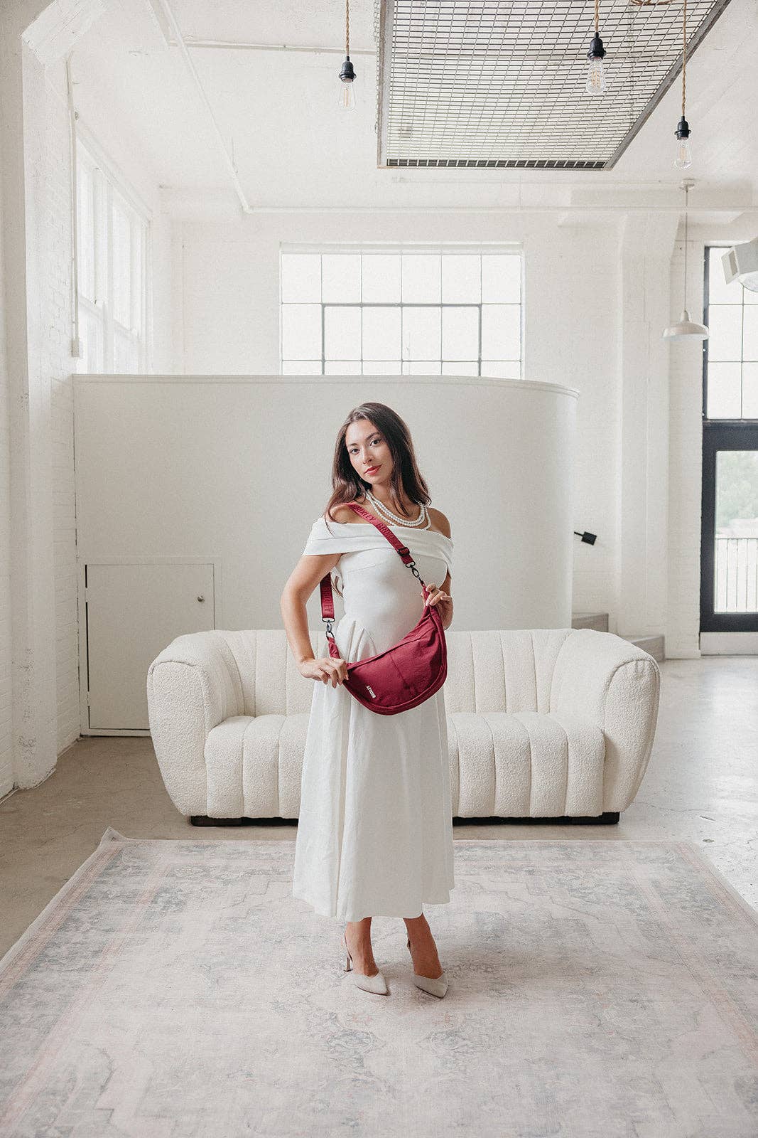 Brixley Bags - Cranberry Crescent