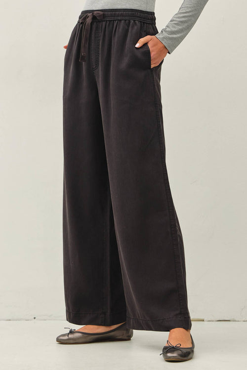 Be Cool - 29" INSEAM TENCEL WIDE LEG PANTS