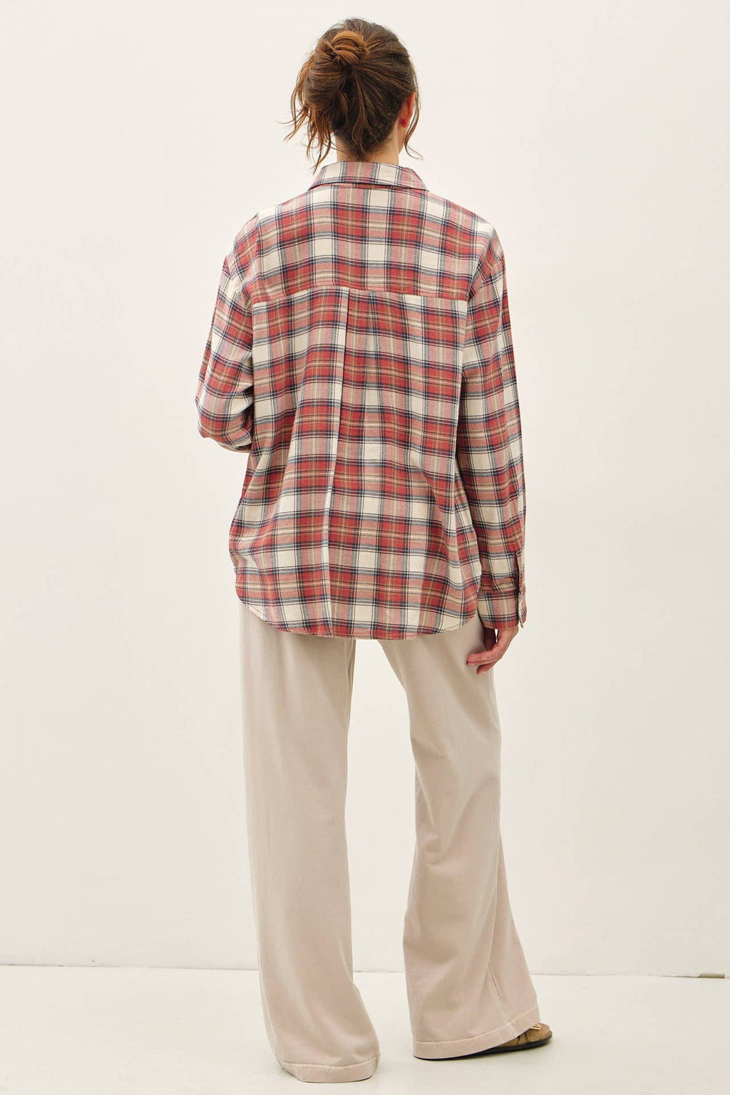 Be Cool - ROSEWOOD PLAID FLANNEL SHIRT