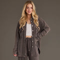 Washed Button Up Cocoa