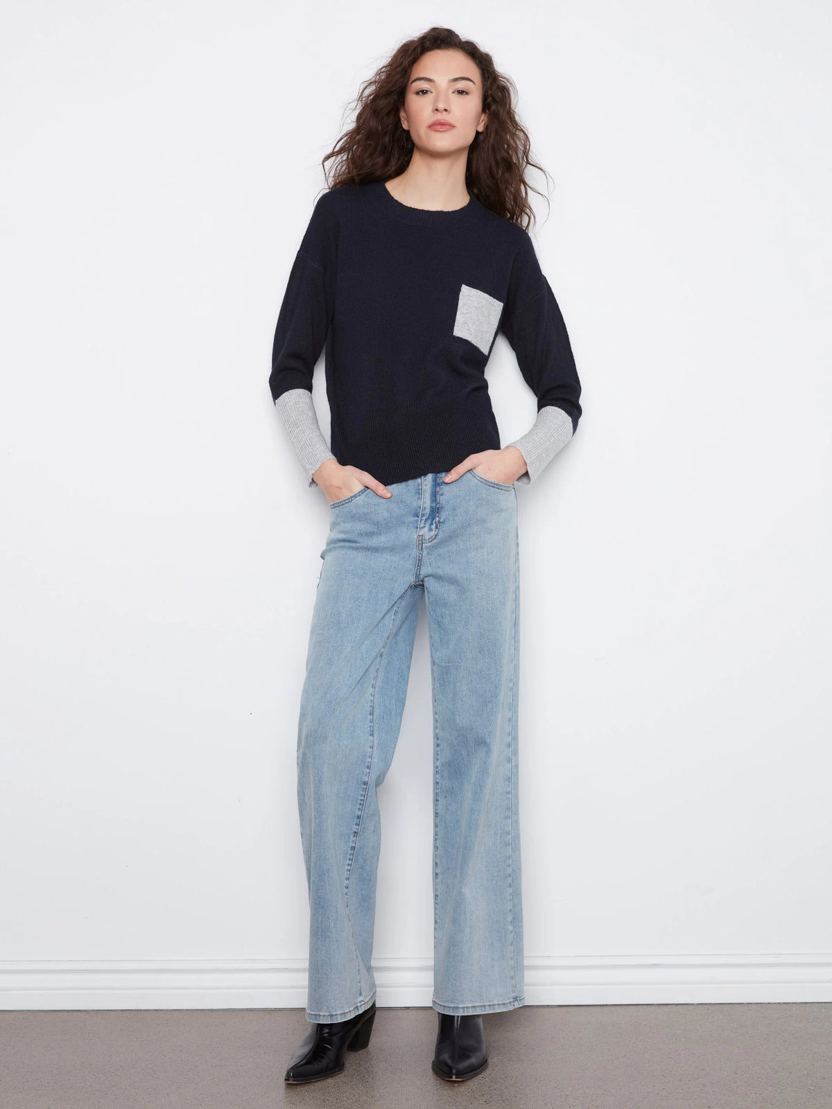 Navy Does It Sweater