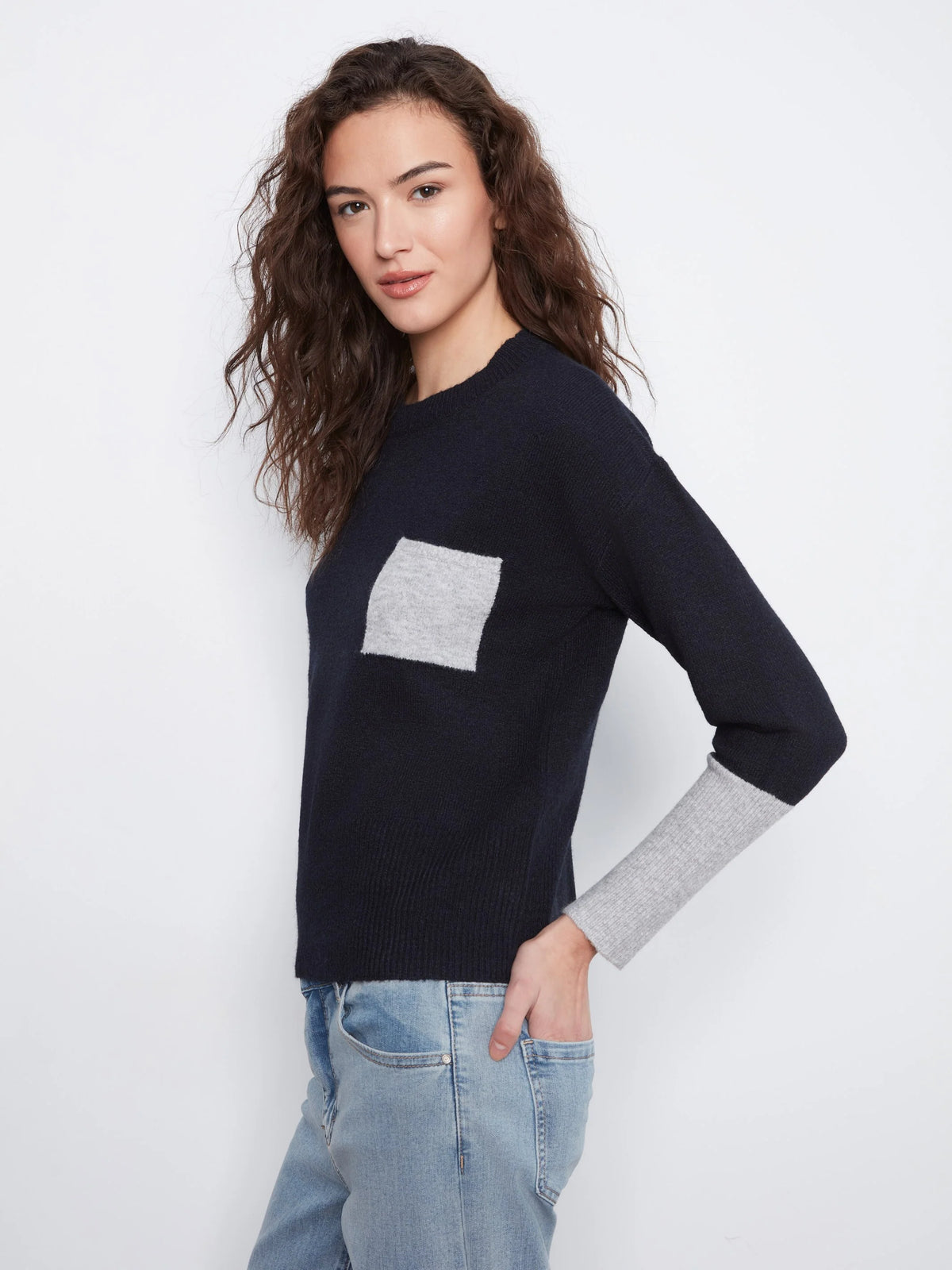 Navy Does It Sweater