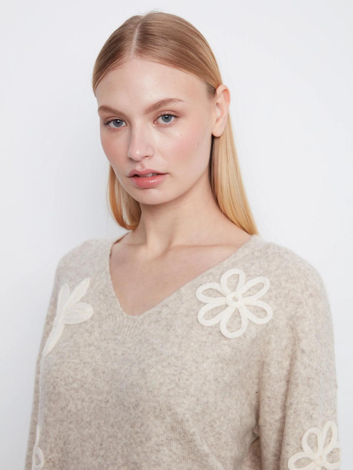 Almond Flower Sweater