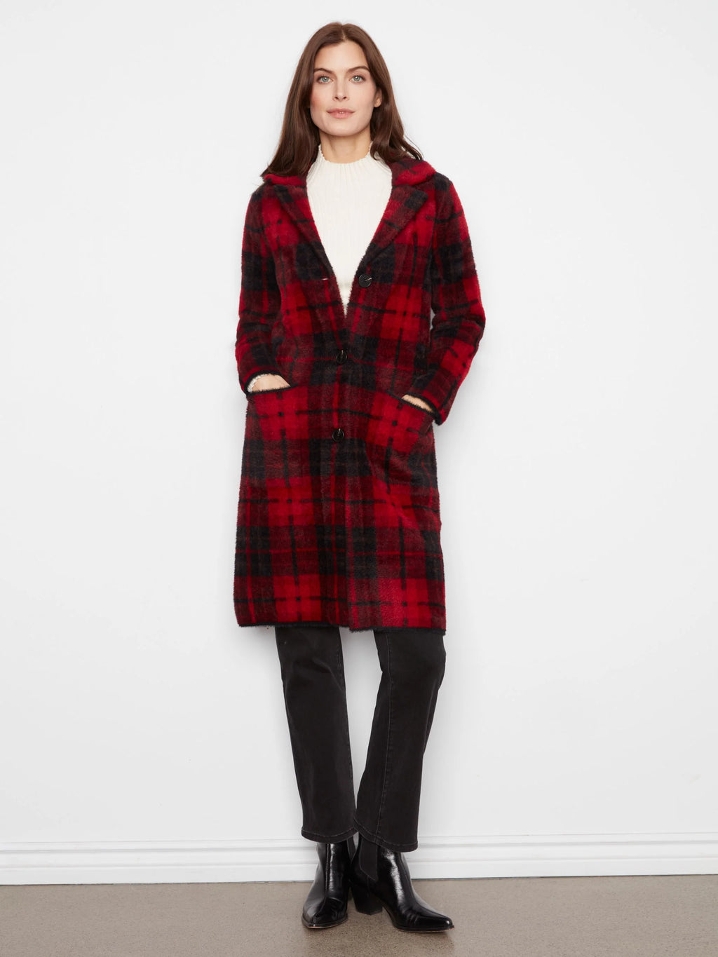 Cranberry Knit Coatigan
