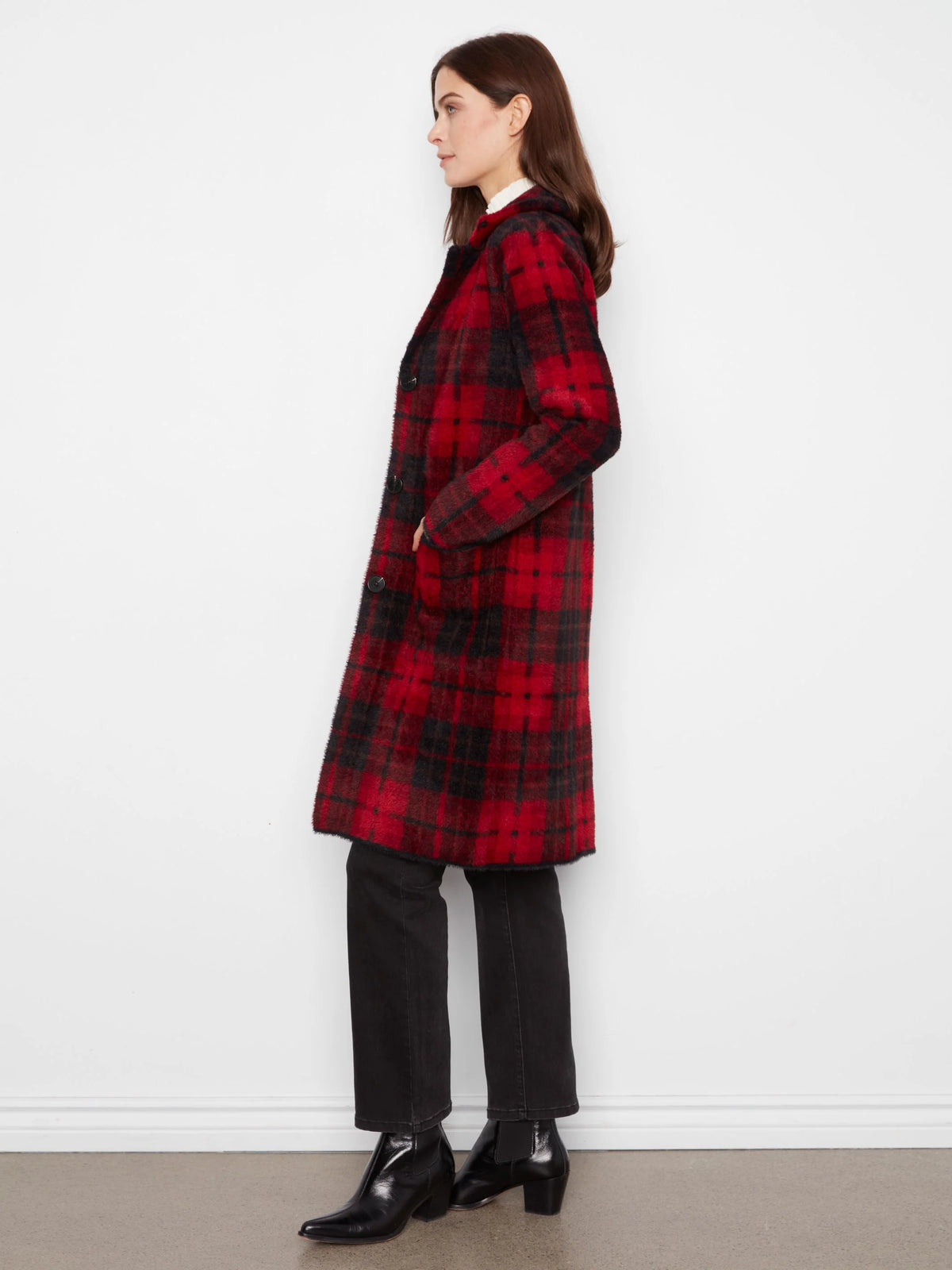 Cranberry Knit Coatigan