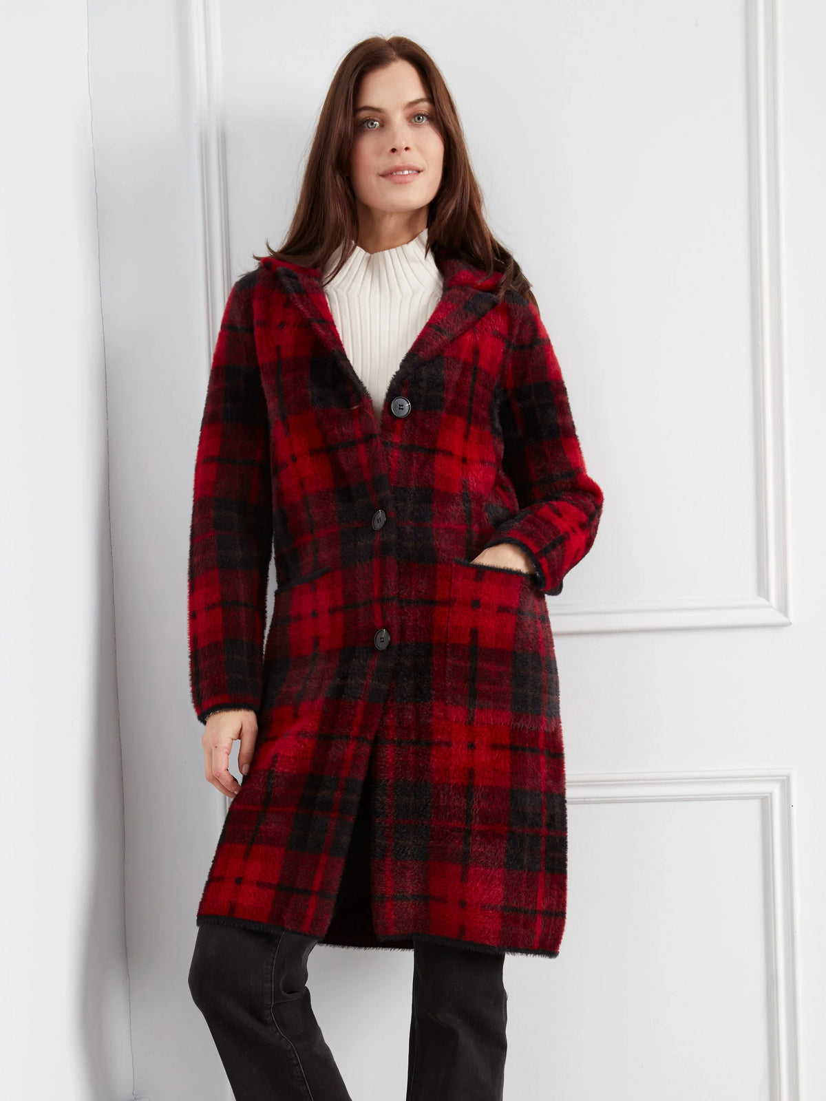 Cranberry Knit Coatigan