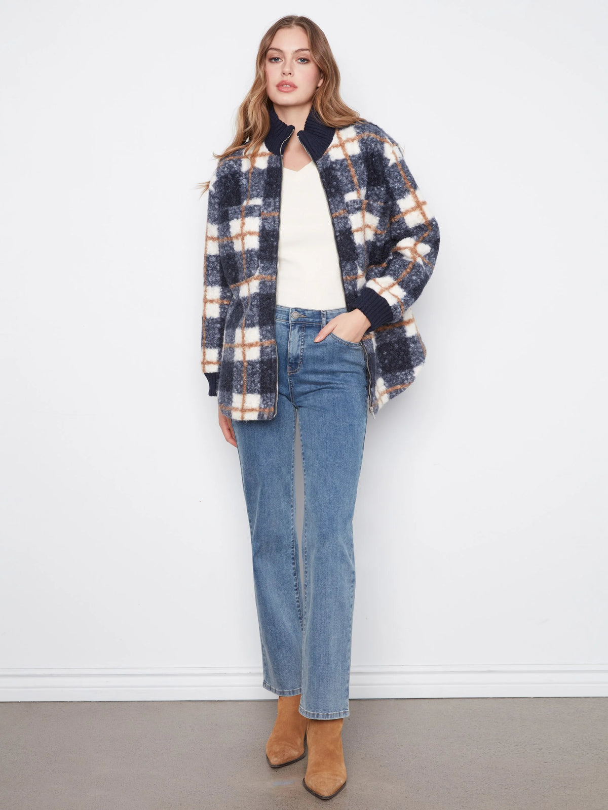 Midnight Plaid Jacket