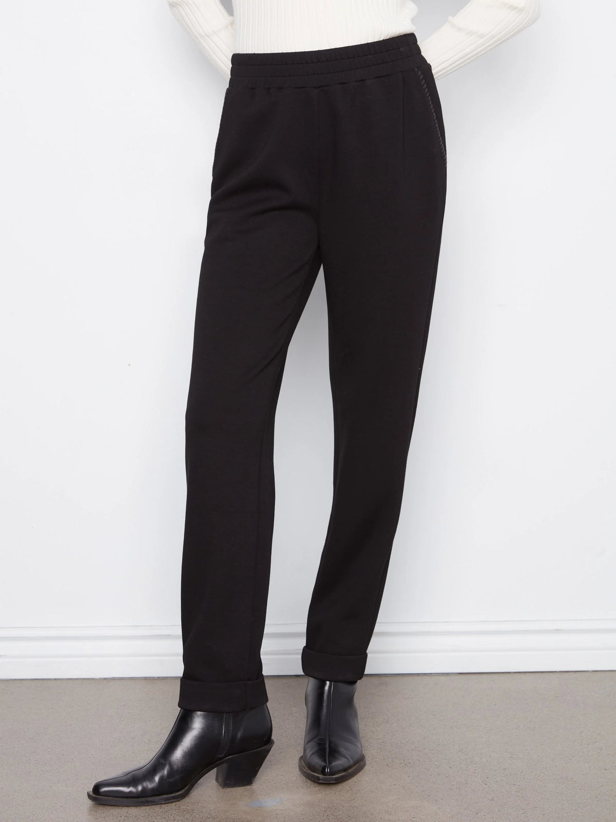 Blanket Stitch Scuba Joggers