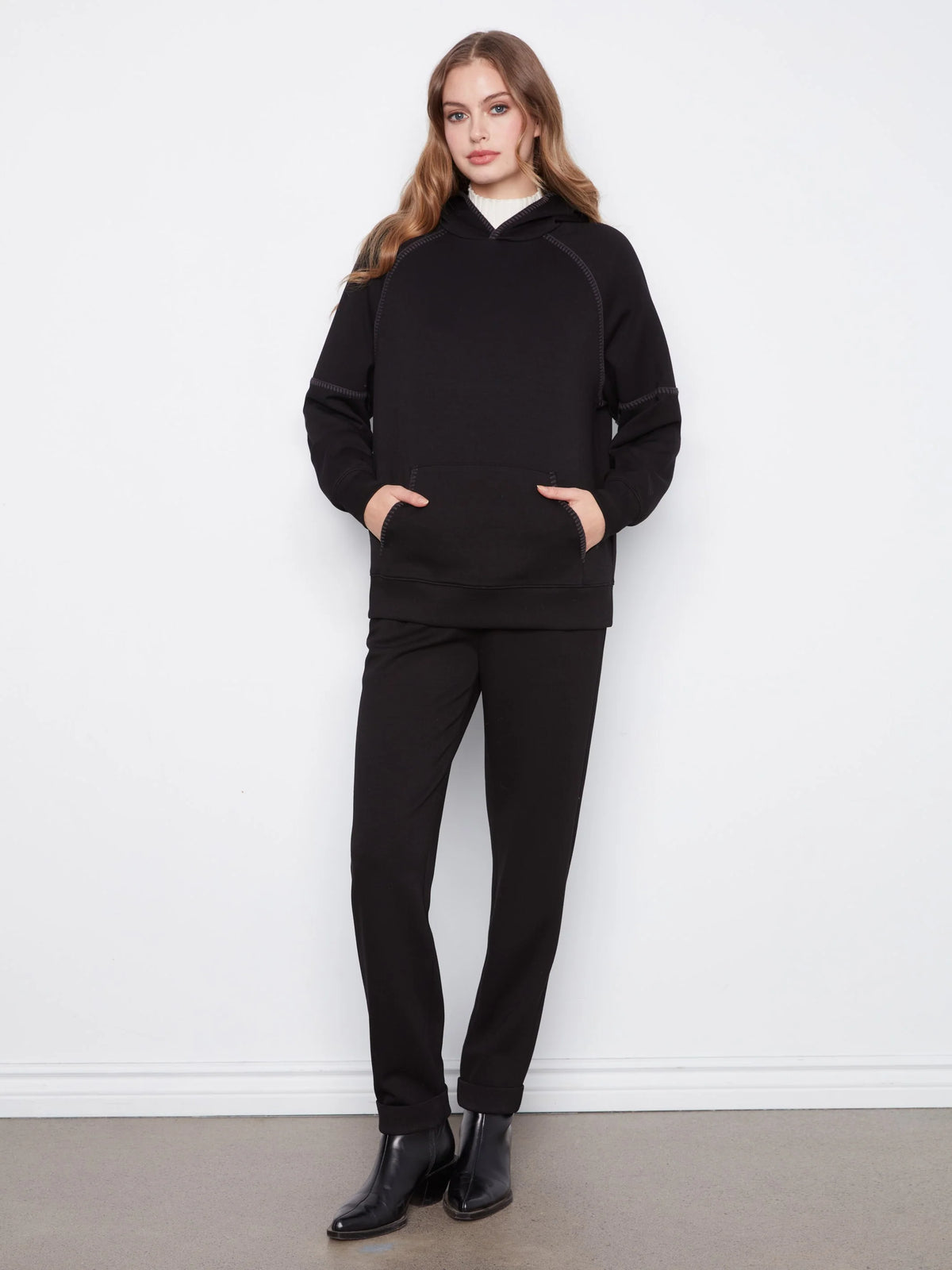 Blanket Stitch Scuba Joggers