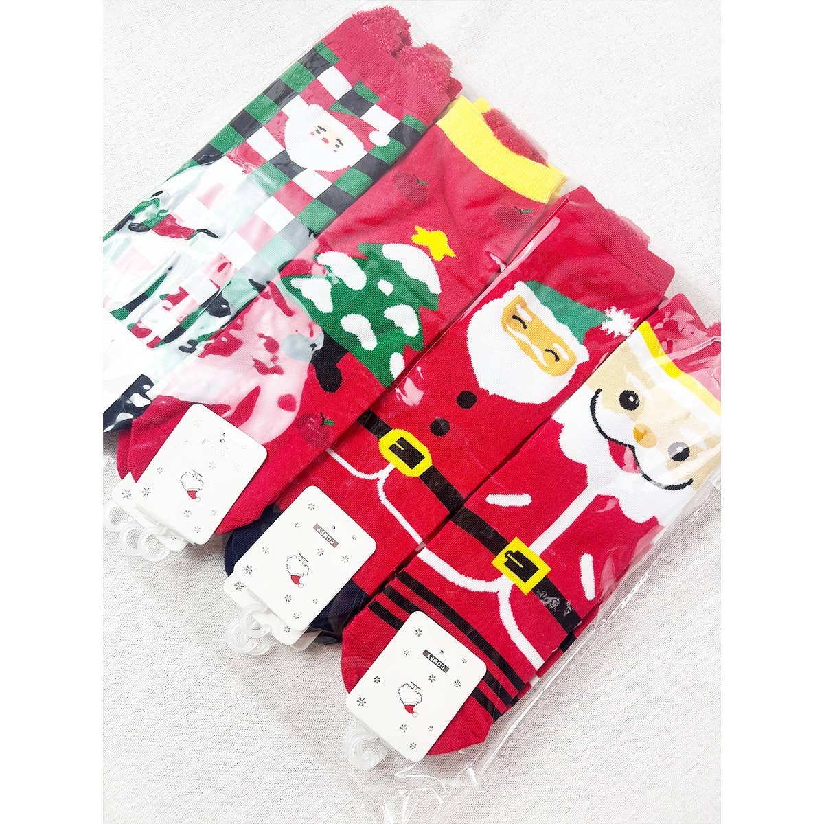 Love and Repeat - Cute Christmas Theme Socks