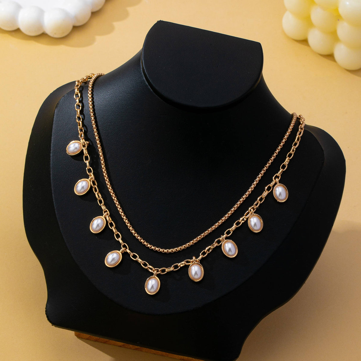 Layered Charm Necklace | 80N93660
