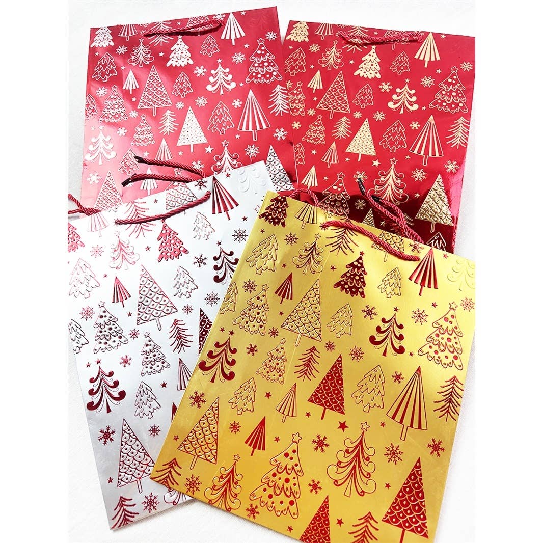 Love and Repeat - Christmas Tree Design Gift Bag